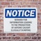 Signmission Reward For Information Leading To The Prosecution, 10 in W x Rectangle, Plastic OS-2PACK-NS-P-710-L-18103 - alternate 2